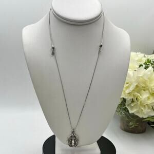 ALEX‎ AND ANI Guardian Of Strength Wisdom Expandable Pendant Necklace